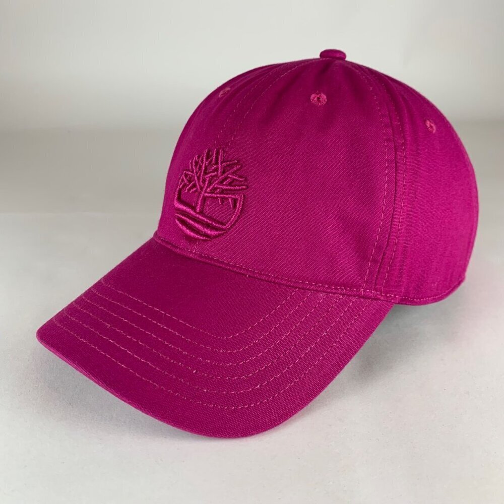 Timberland Unisex Pink Fuchsia Relaxed Fit Snapback Hat